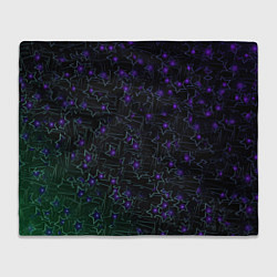 Плед флисовый Звездные сети, цвет: 3D-велсофт