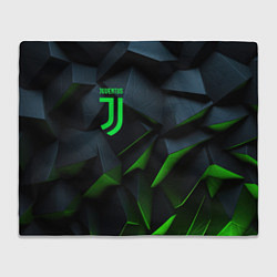 Плед Juventus black green logo