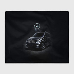 Плед Mercedes black