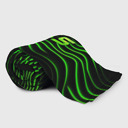 Плед флисовый CS2 green logo, цвет: 3D-велсофт — фото 2