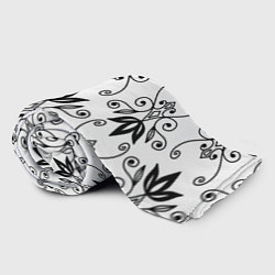 Плед флисовый Royal Lily - pattern, цвет: 3D-велсофт — фото 2