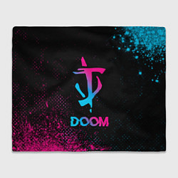 Плед Doom - neon gradient