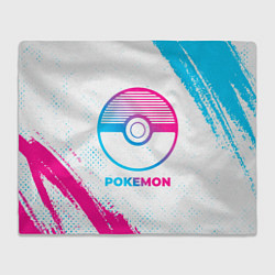 Плед Pokemon neon gradient style