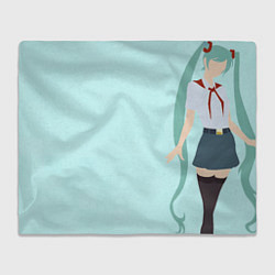 Плед флисовый Бесконечное лето Miku, цвет: 3D-велсофт
