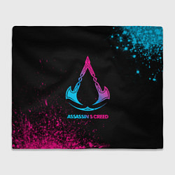 Плед Assassins Creed - neon gradient