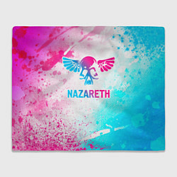 Плед Nazareth neon gradient style