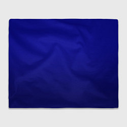 Плед флисовый Сумеречный синий градиент, цвет: 3D-велсофт