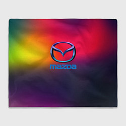 Плед флисовый Mazda gradient, цвет: 3D-велсофт