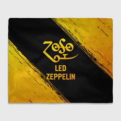 Плед Led Zeppelin - gold gradient