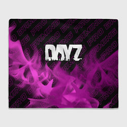 Плед флисовый DayZ pro gaming: символ сверху, цвет: 3D-велсофт