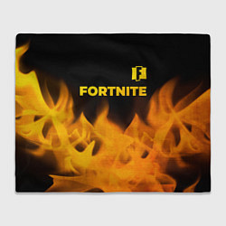 Плед Fortnite - gold gradient: символ сверху