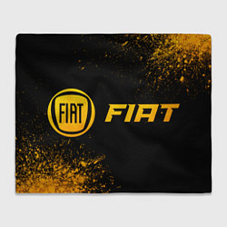 Плед Fiat - gold gradient по-горизонтали