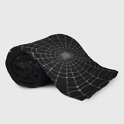 Плед флисовый Паутина на черном фоне, цвет: 3D-велсофт — фото 2