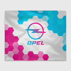 Плед Opel neon gradient style