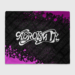 Плед Aerosmith rock legends по-горизонтали
