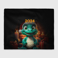 Плед Зеленый дракон 2024
