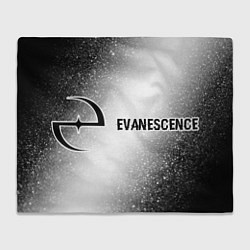 Плед Evanescence glitch на светлом фоне по-горизонтали