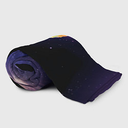 Плед флисовый Магическая комета и обыденный космос, цвет: 3D-велсофт — фото 2