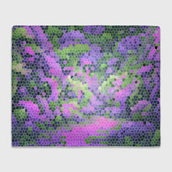 Плед флисовый Разноцветный витраж, цвет: 3D-велсофт