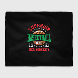 Плед флисовый Superior basketball, цвет: 3D-велсофт