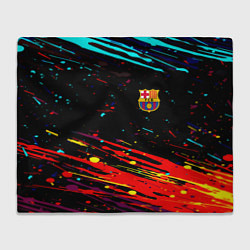 Плед флисовый Barcelona краски, цвет: 3D-велсофт
