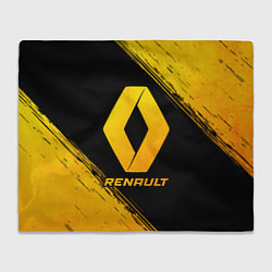 Плед Renault - gold gradient