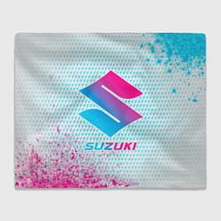 Плед Suzuki neon gradient style