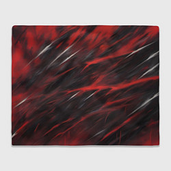 Плед флисовый Красный шторм, цвет: 3D-велсофт