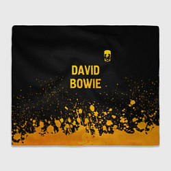 Плед David Bowie - gold gradient посередине