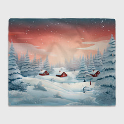 Плед Погружение в зимнюю атмосферу