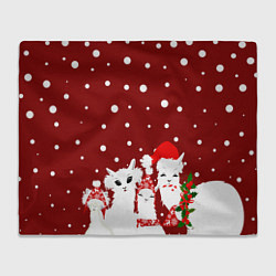 Плед Семья ламы