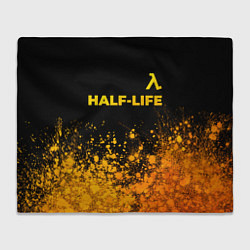 Плед Half-Life - gold gradient посередине