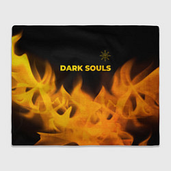 Плед Dark Souls - gold gradient посередине