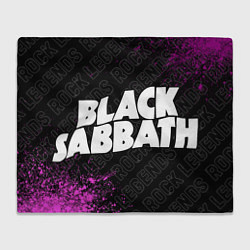 Плед Black Sabbath rock legends по-горизонтали