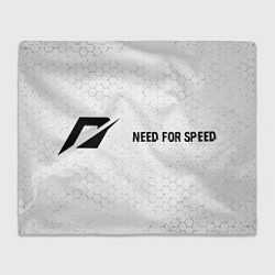 Плед флисовый Need for Speed glitch на светлом фоне по-горизонта, цвет: 3D-велсофт
