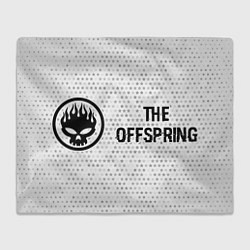 Плед The Offspring glitch на светлом фоне по-горизонтал