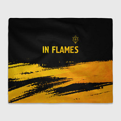 Плед In Flames - gold gradient посередине