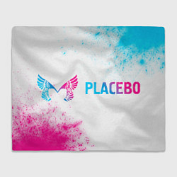 Плед Placebo neon gradient style по-горизонтали