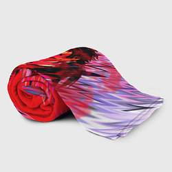 Плед флисовый Танджиро и Незуко, цвет: 3D-велсофт — фото 2