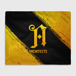 Плед Architects - gold gradient