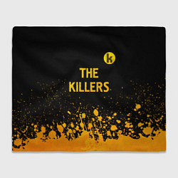 Плед The Killers - gold gradient посередине