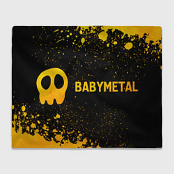 Плед Babymetal - gold gradient по-горизонтали