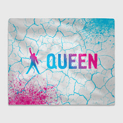 Плед Queen neon gradient style по-горизонтали