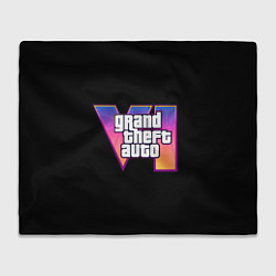 Плед флисовый Grand Theft Auto 6, цвет: 3D-велсофт
