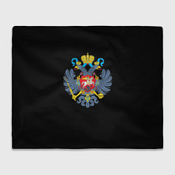 Плед флисовый Имперская символика России, цвет: 3D-велсофт