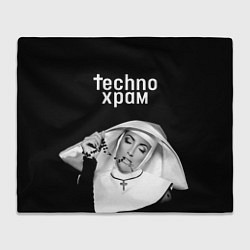Плед Techno храм монашка и четки с крестиком