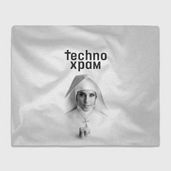 Плед Techno храм монашка улыбается
