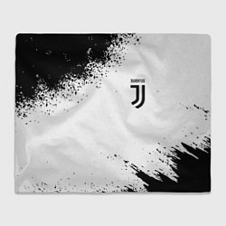 Плед флисовый Juventus sport color black, цвет: 3D-велсофт