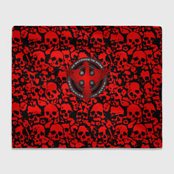 Плед Thirty Seconds to Mars skull pattern