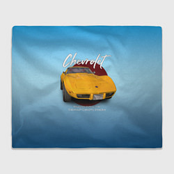 Плед Американский маслкар Chevrolet Corvette